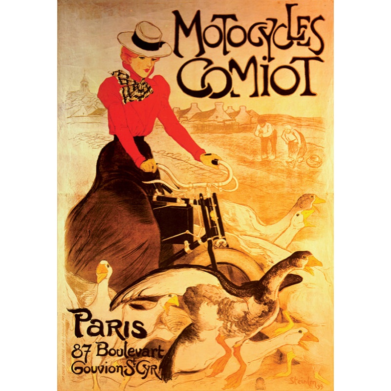DToys – Vintage Posters – Motocycles Comiot – 1000 piece Jigsaw Puzzle