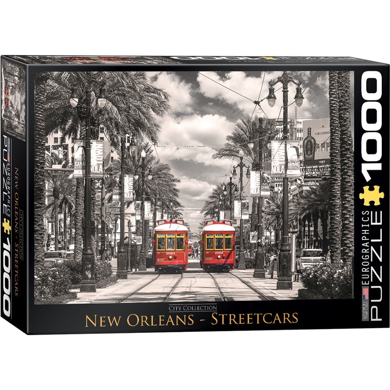 EuroGraphics – New Orleans Streetcars – 1,000 piece Jigsaw Puzzle