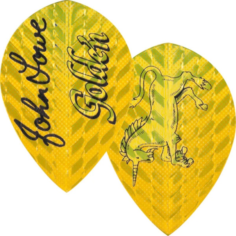 John Lowe Unicorn Authentic Dart Flights – 75 Microns- Xtra Pear