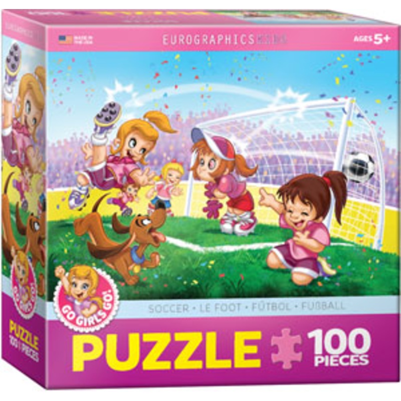 kids – Go Girls Go! Soccer – Eurographics 100 pieces