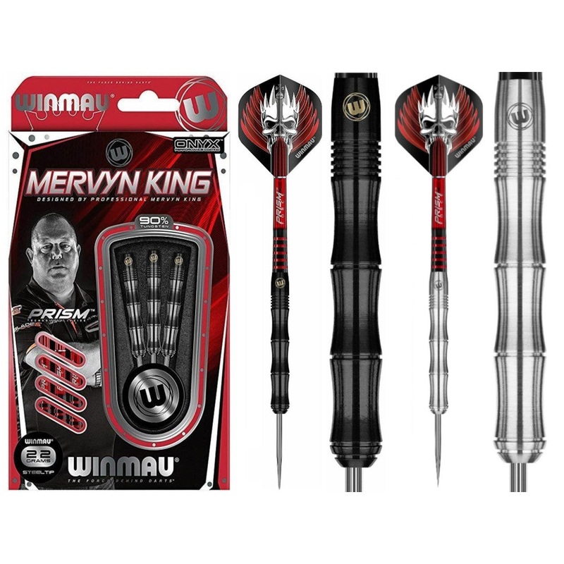 Mervyn King 22g Smooth Black PVD 90% Tungsten