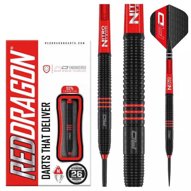 Red Dragon 26g Milano 90% Tungsten Darts