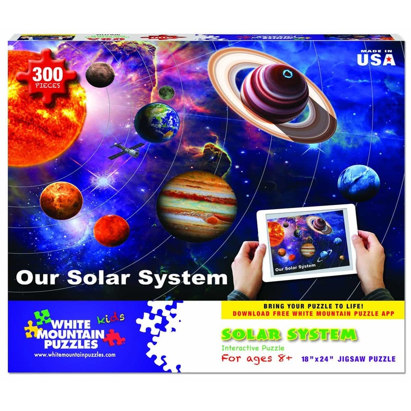 White Mountain Puzzles – Solar System -300 piece (larger pieces)