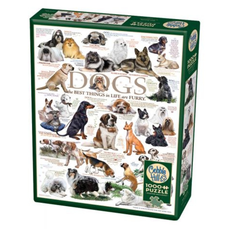 Cobble Hill – Dog Quotes – 1,000 piece Jigsaw Puzzle