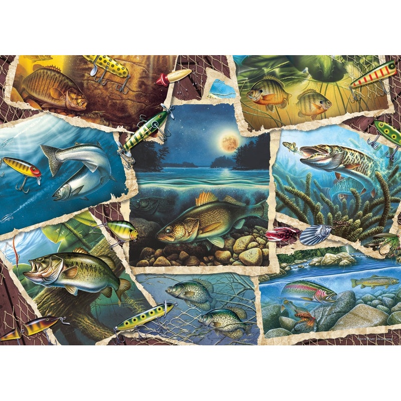 Cobble Hill – Fish Pics – 1,000 piece Jigsaw Puzzle