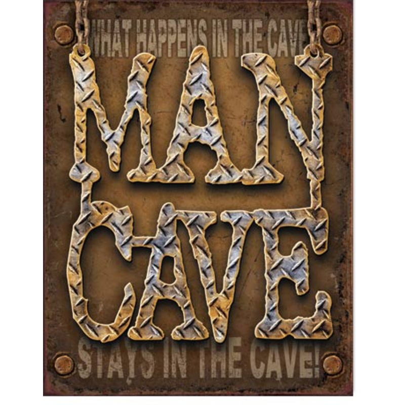 Man Cave Tin Sign