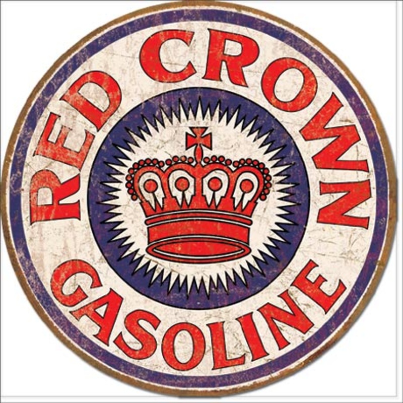 Red Crown Gasoline – Round
