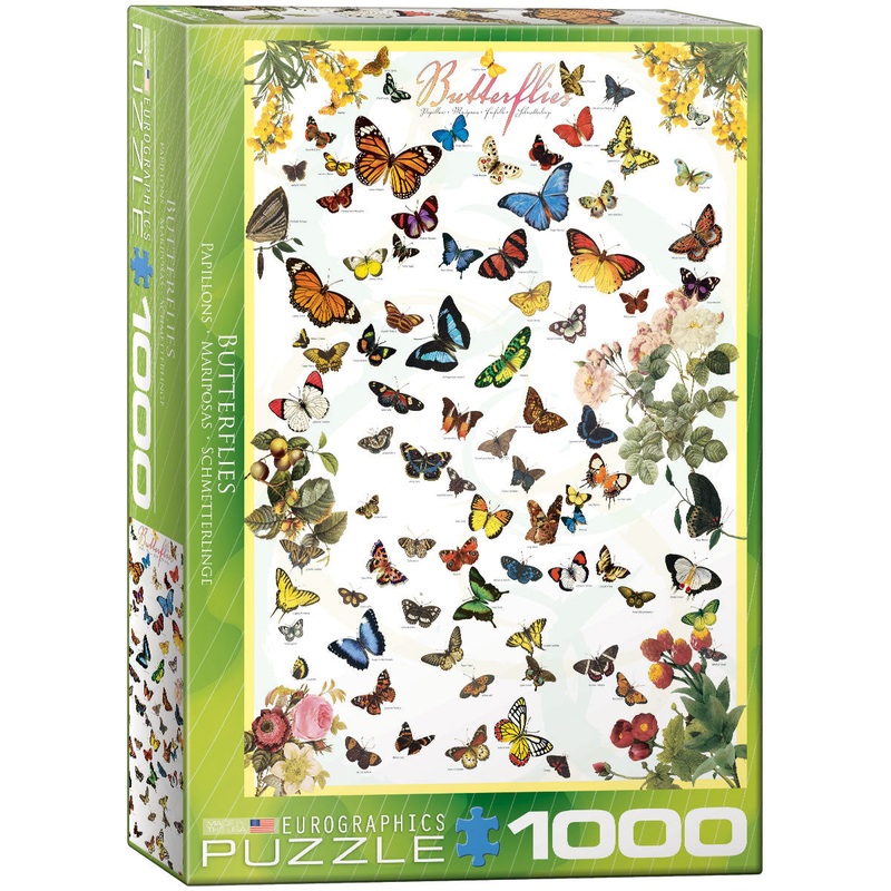 EuroGraphics – Butterflies – 1000-Piece Puzzle