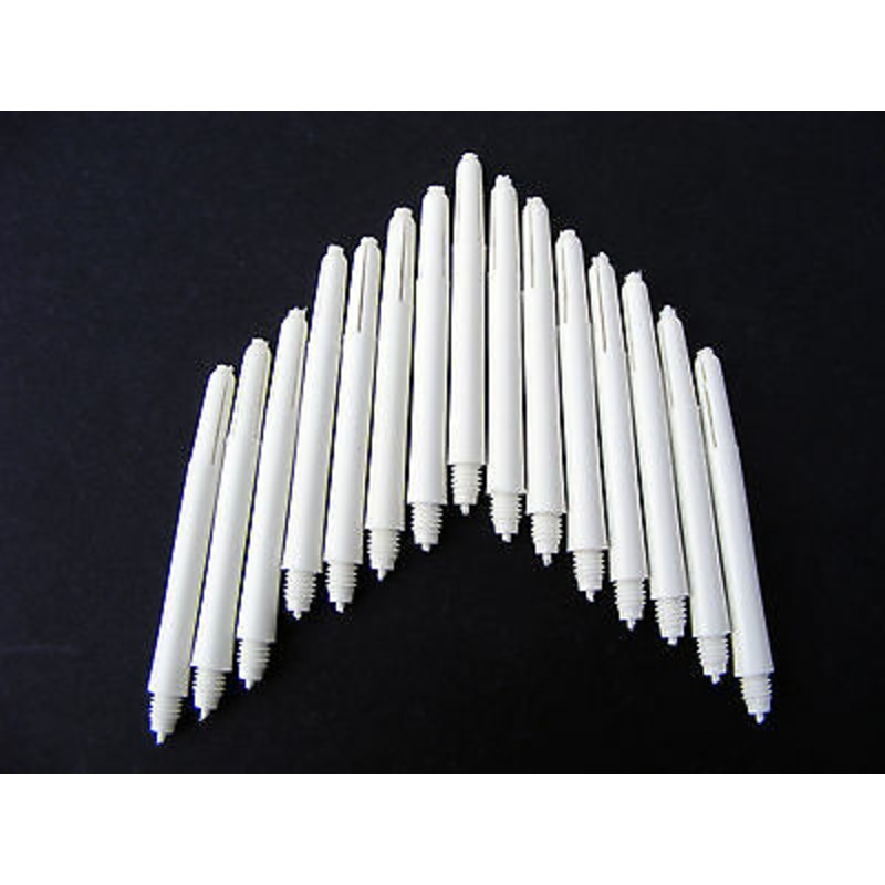 10 Sets of Medium White Shafts