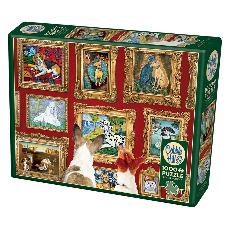 Cobble Hill – Dog Gallery – 1,000 piece Jigsaw Puzzle
