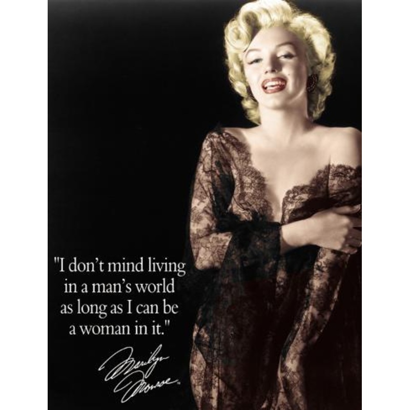 Marilyn Monroe – Man’s World Tin Sign