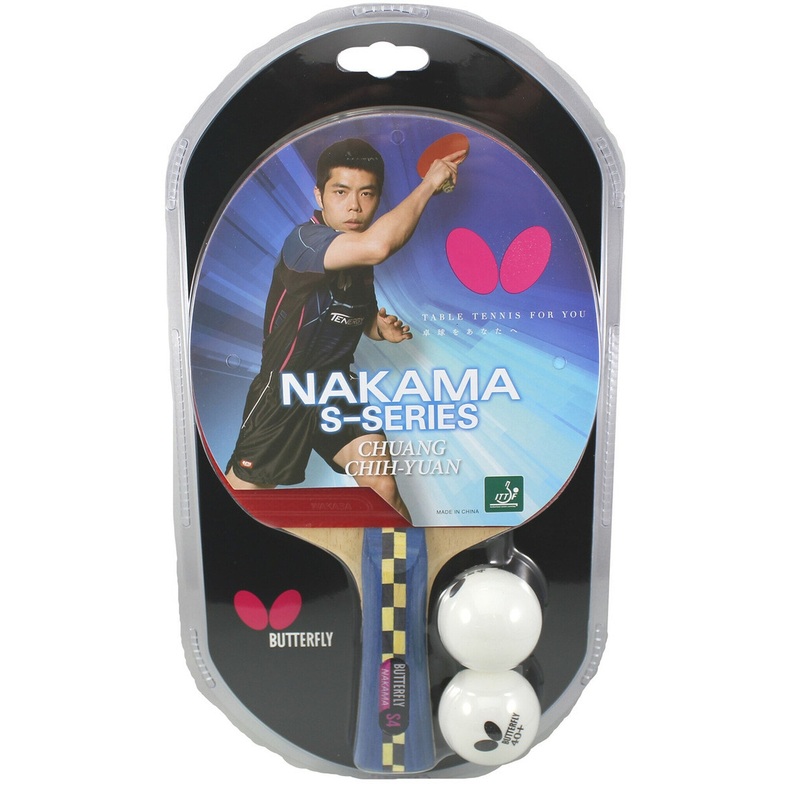 Table Tennis: Nakama S4 Series Racquet – Butterfly