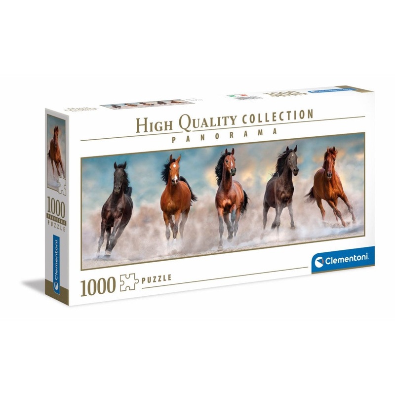 Clementoni – (Panoramic) Horses – 1000 Piece