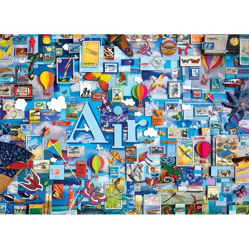 Cobble Hill – Elements Collection:  Air – 1000 piece Jigsaw Puzzle