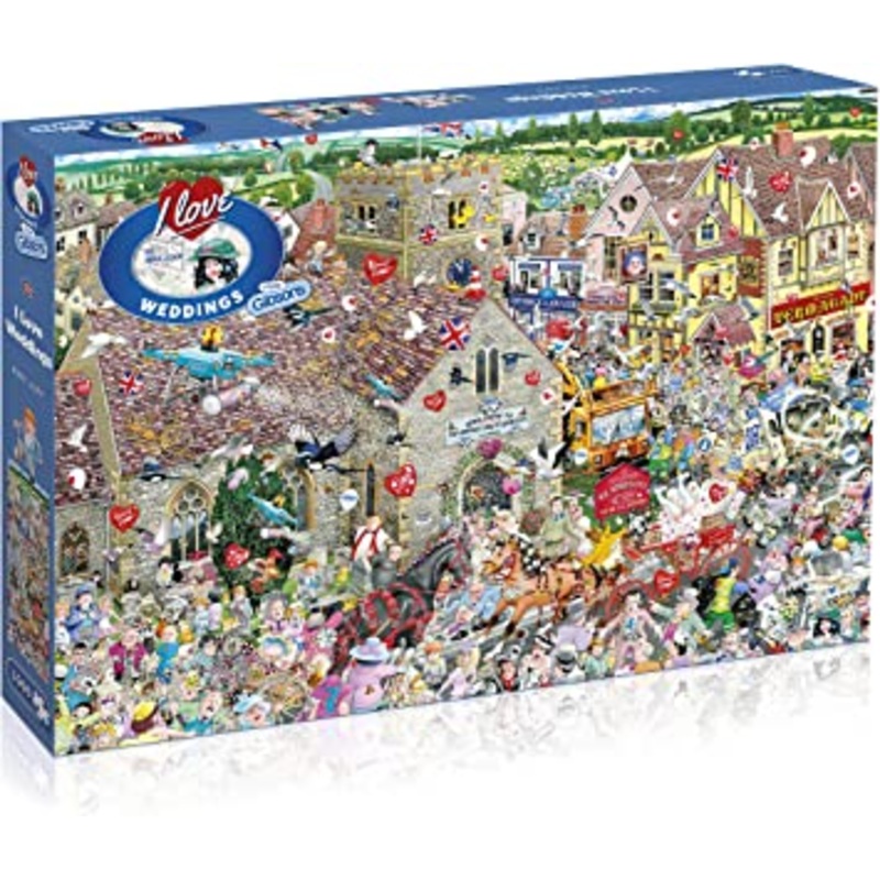 Gibsons – I Love Weddings – 1000 pc jigsaw puzzle