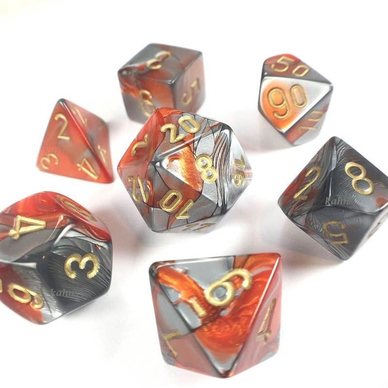 7 Orange-Steel / Gold – Chessex