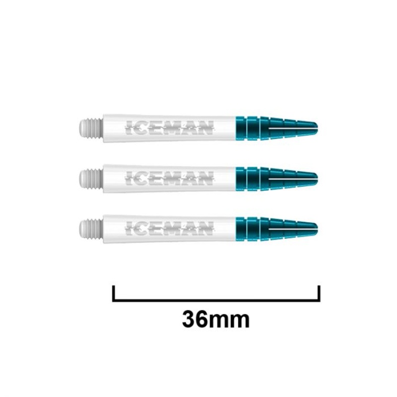 Gerwyn Price Nitro Ionic Short White Dart Shafts