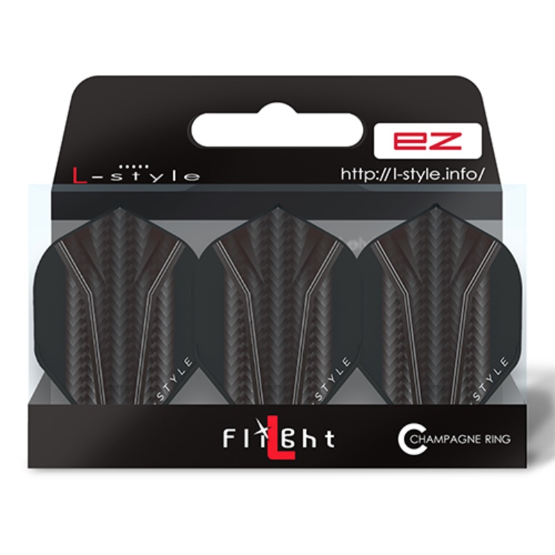 L-Style EZ L1 Black Inception Standard Shape Dart Flights