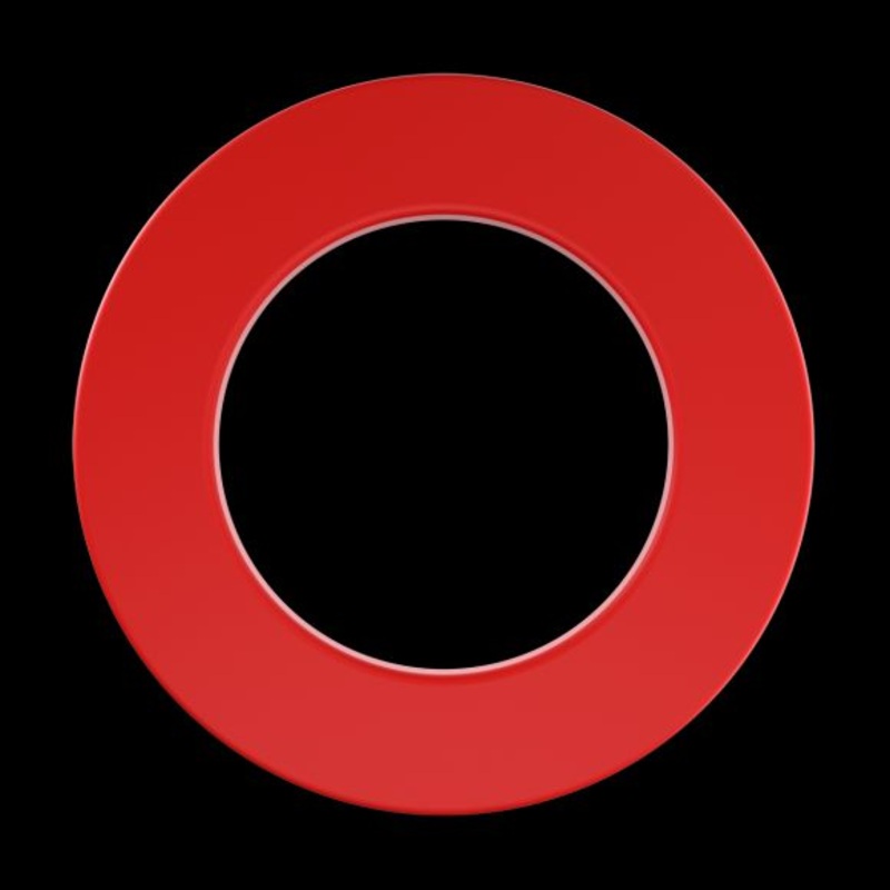 Winmau Plain Red Dartboard Surround