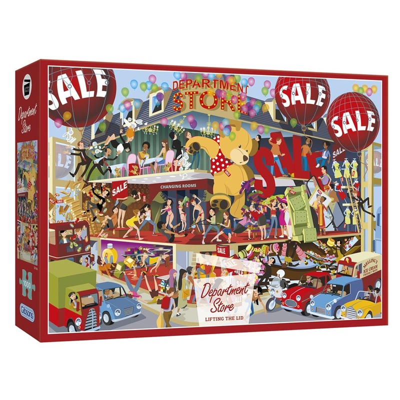 Gibsons – Department Store (Lifting the Lid) – 1000 piece Jigsaw Puzzle