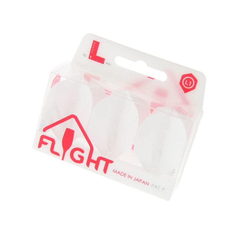 L-Style EZ L1 Standard White Dart Flights