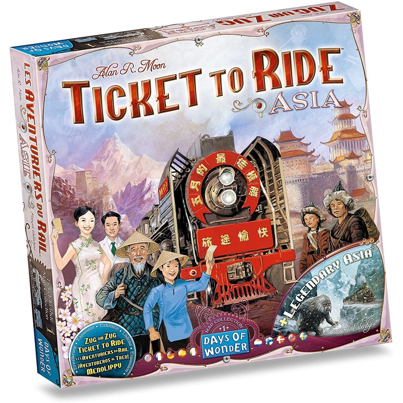 Ticket to Ride Map #1 Asia