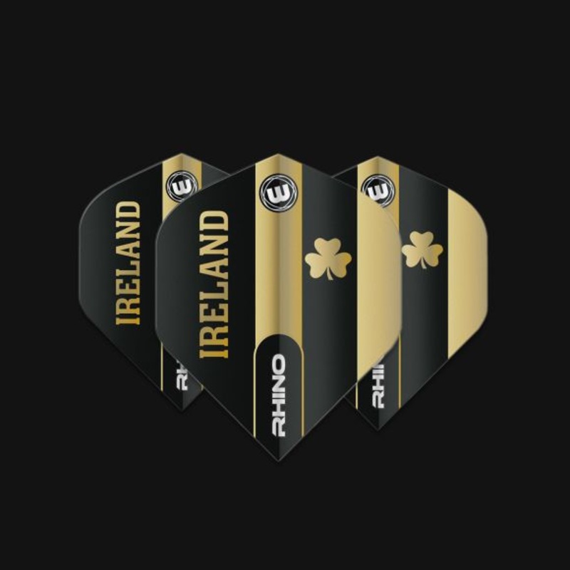 Winmau Rhino Black and Gold Ireland Flights