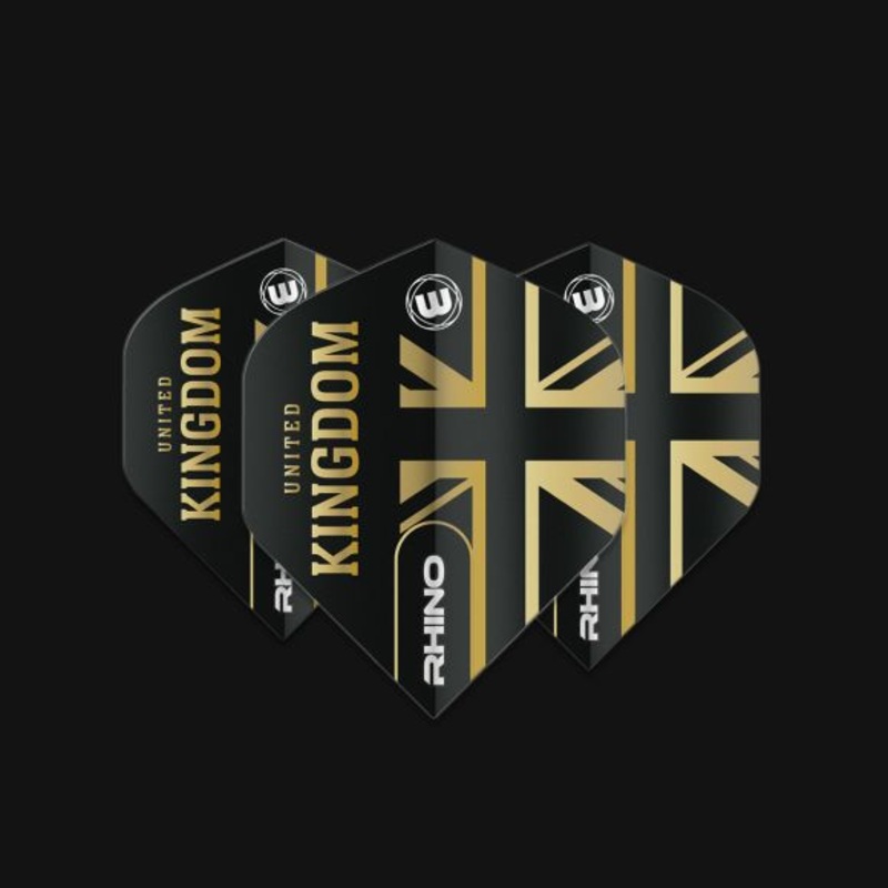 Winmau Rhino Black and Gold United Kingdom Flights