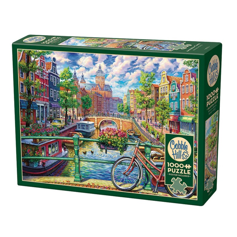 Amsterdam Canal – Cobble Hill Jigsaw Puzzle 1000pcs