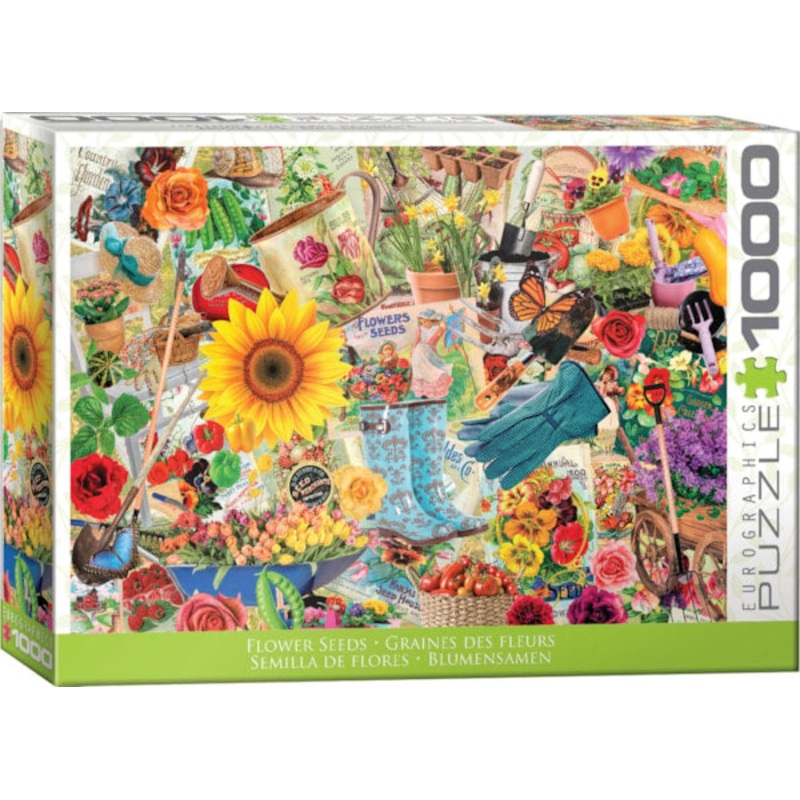 EuroGraphics Flower Seeds1,000 piece Jigsaw Puzzle
