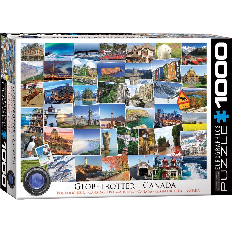 Eurographics – Globetrotter Canada – 1,000 piece Jigsaw Puzzle