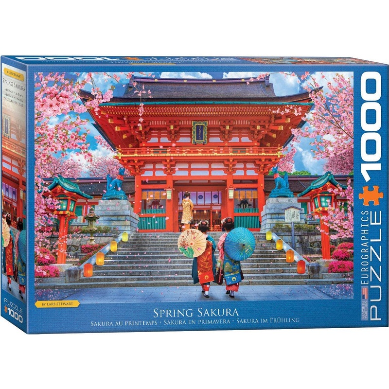 EuroGraphics – Spring Sakura – 1000 Piece Jigsaw Puzzle