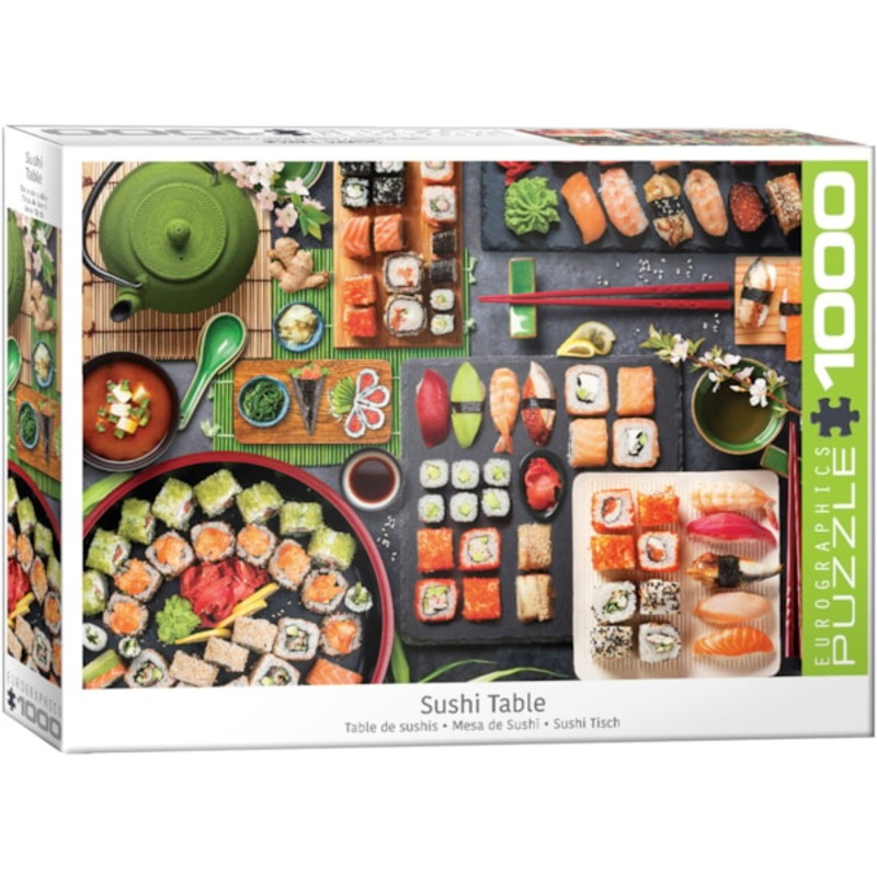 Eurographics –  Sushi Table 1000 piece Jigsaw Puzzle