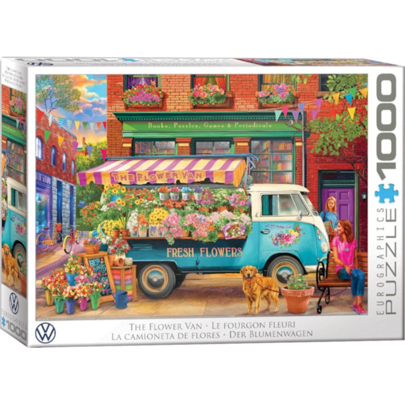 EuroGraphics The Flower Van  1,000 piece Jigsaw Puzzle