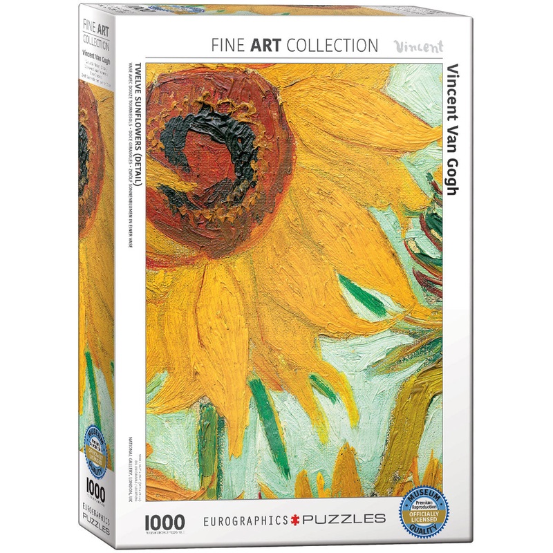 EuroGraphics  (Van Gogh) Sunflower – 1,000 piece Puzzle