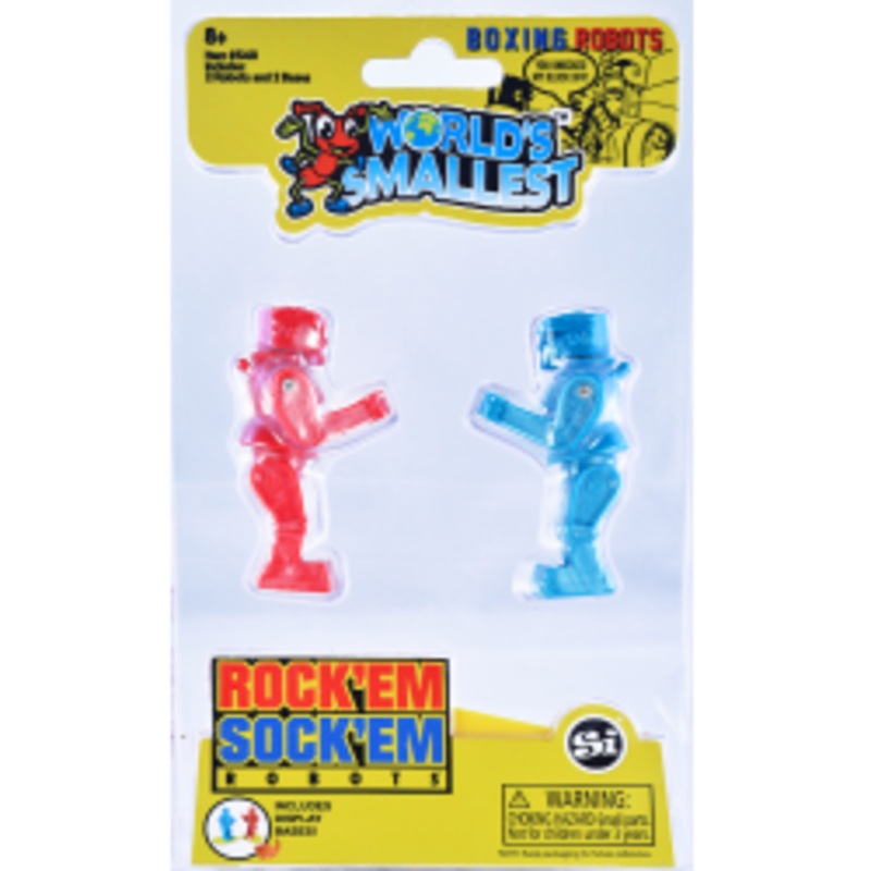 World’s Smallest Rock ‘Em Sock ‘Em Robots