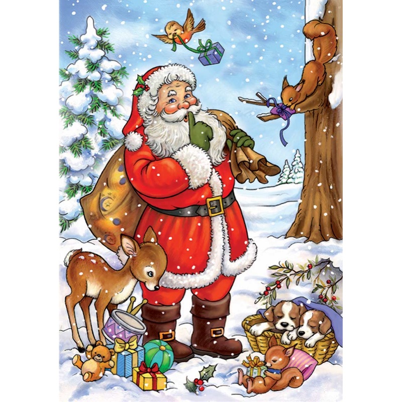 Kids Puzzles – DToys – Santa Tells a Secret – 35 pieces