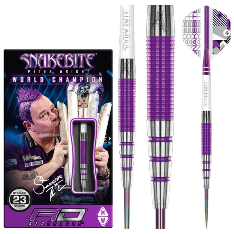 Peter Wright Medusa PL15 90% Tungsten 23g Darts