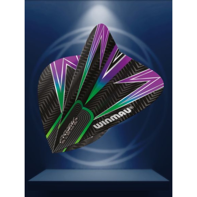 Prism Alpha Black, Green & Purple Kite Flight