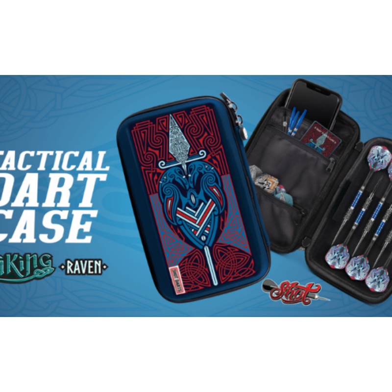 Shot Tactical Darts Case – Two Set Dart Wallet-Raven