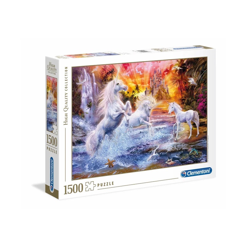 Clementoni – Wild Unicorns – 1500 piece Jigsaw Puzzle