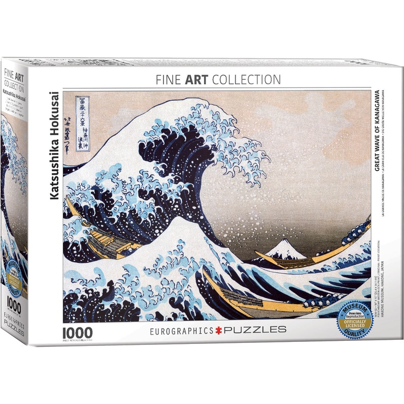 EuroGraphics  (Hokusai) Great Wave of Kanagawa – 1,000 piece Jigsaw Puzzle