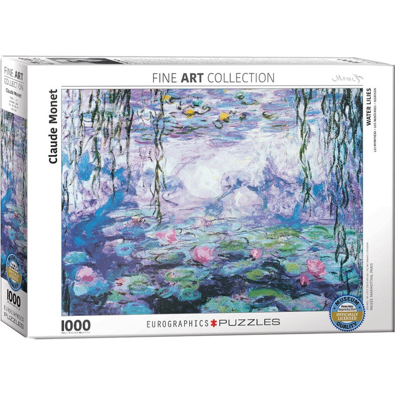 EuroGraphics  (Monet) Waterlilies – 1,000 piece Jigsaw Puzzle