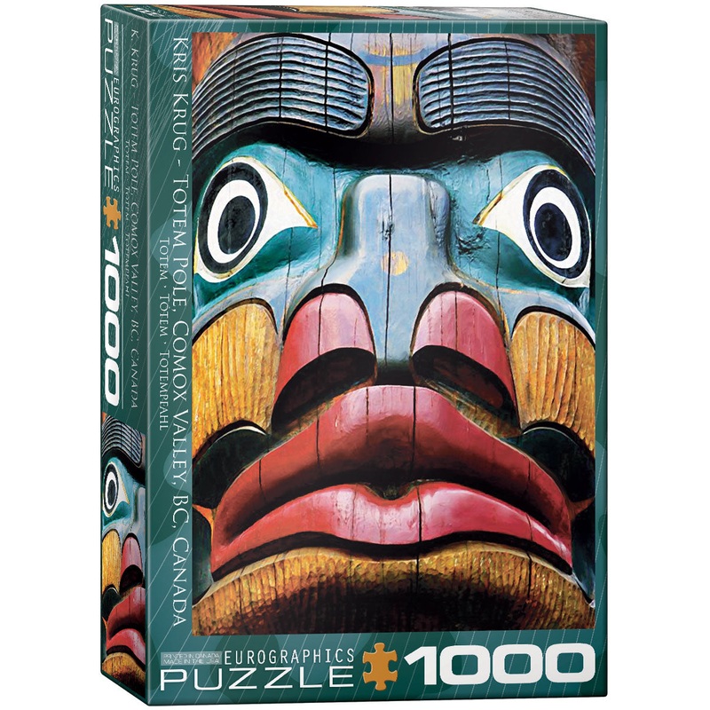 EuroGraphics – Totem Pole Comox Valley BC- 1000 piece Jigsaw Puzzle