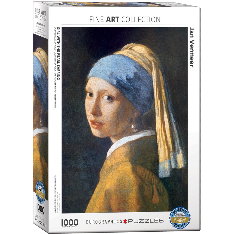 EuroGraphics (Vermeer) Girl with the Pearl Earring –  1,000 piece Jigsaw Puzzle