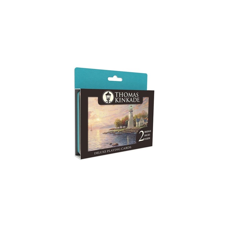 Thomas Kinkade Deluxe Bridge Playing Cards Double Pack