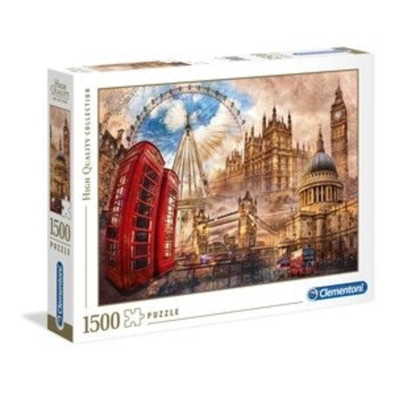 Vintage London – Clementoni 1500 pcs Jigsaw Puzzle