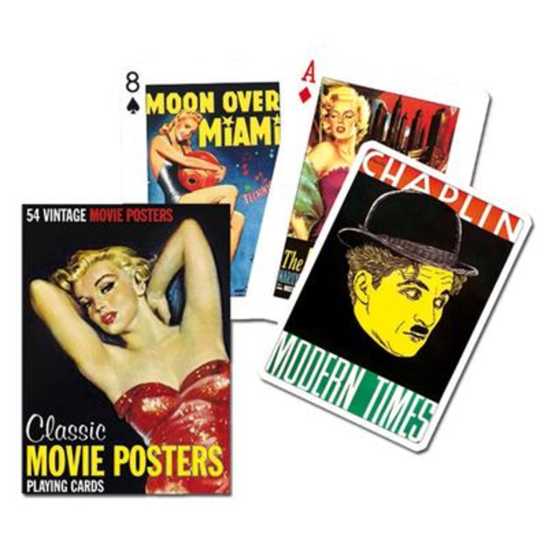 Piatnik Playing Cards: Classic Movie Posters (54 Vintage Collector’s Playing Cards)