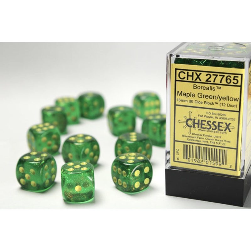 BOREALIS 12D6 MAPLE GREEN/YELLOW 16MM