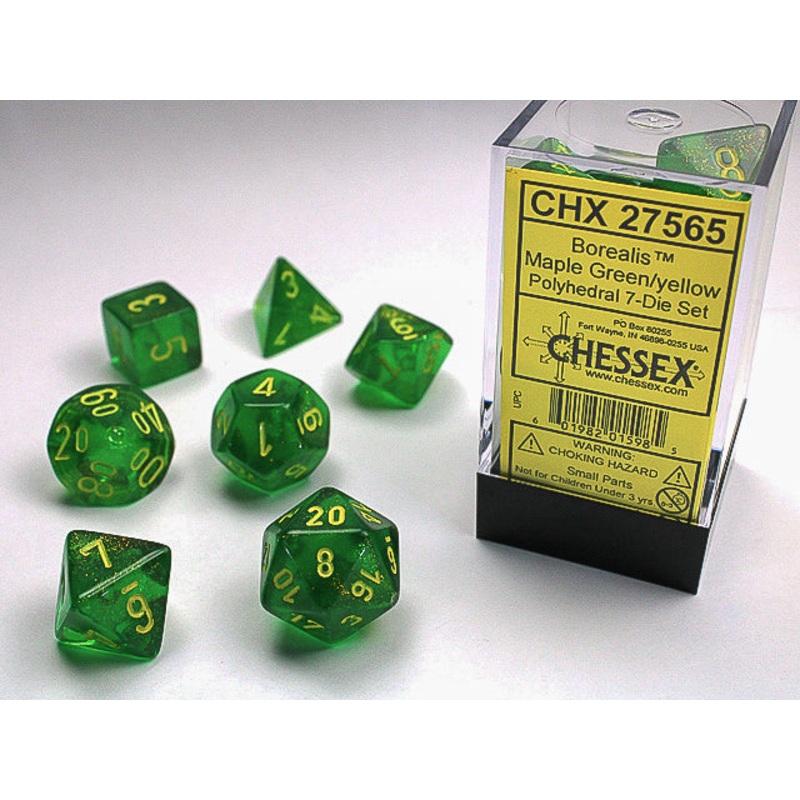 BOREALIS 7-DIE SET MAPLE GREEN/YELLOW